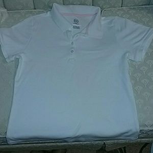 Girls white Polo shirt